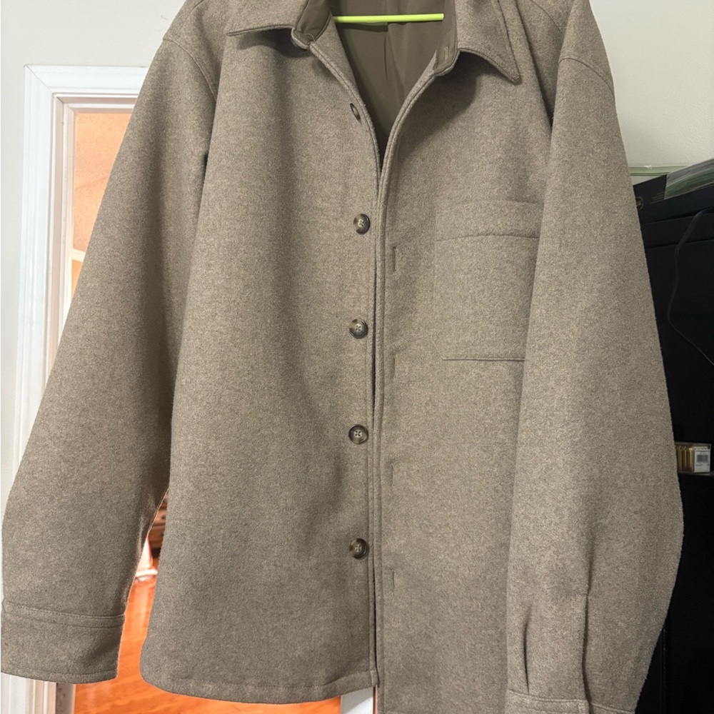 Banana Republic Men's Gray Shirt Jacket